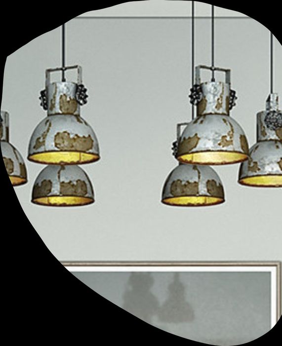 Lampa sześcioramienna