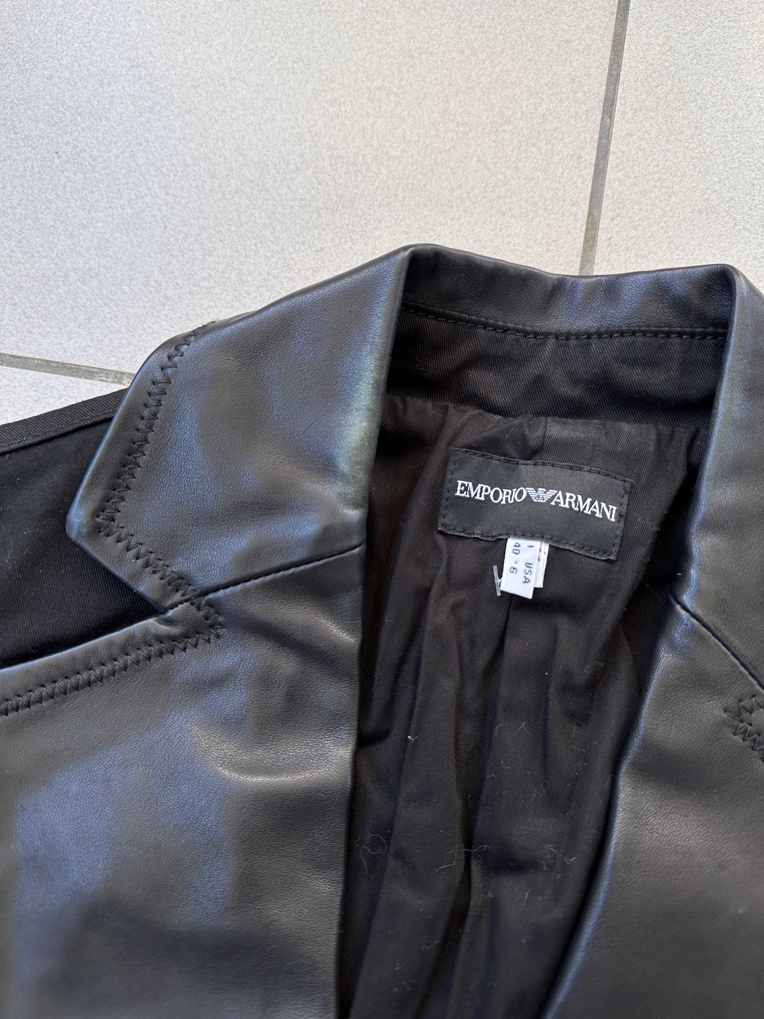 Kurtka skórzana Emporio Armani damska r. M