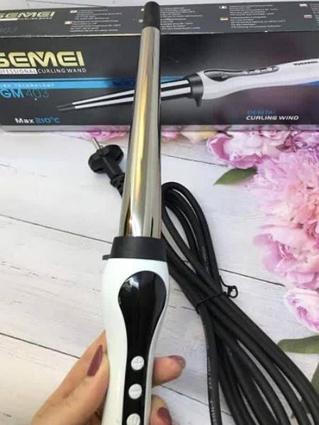 Конусна плойка для волосся Gemei/Geemy Gm 403