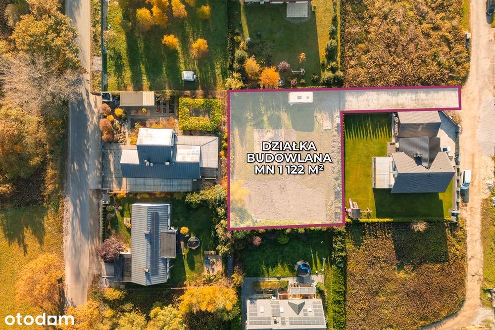 Działka Budowlana (M) 1122 m2 w Wilczycach