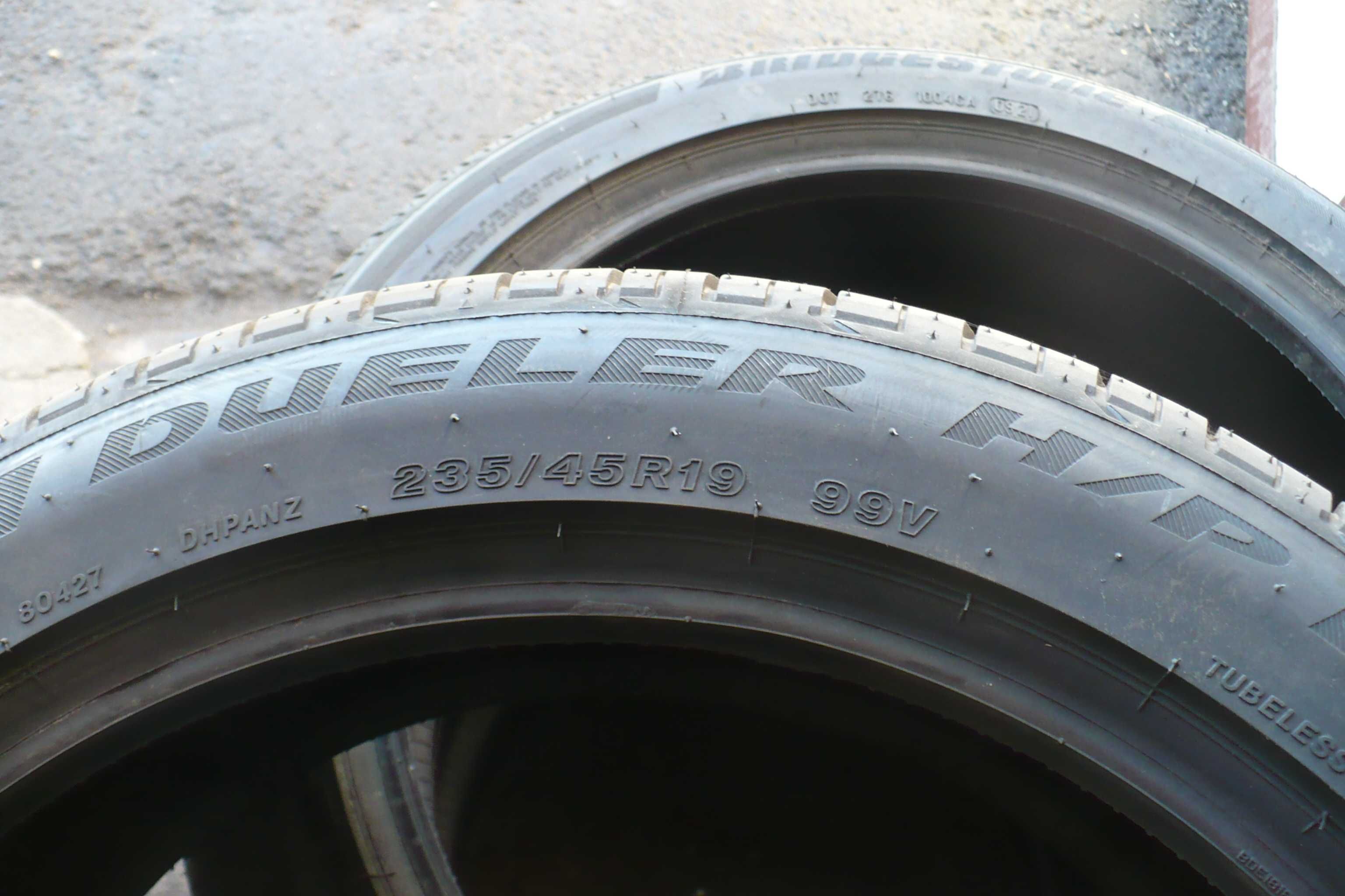 Opony Bridgestone Dueler H/P 235/45R19 99V LATO NOWE 4szt. 2021r.