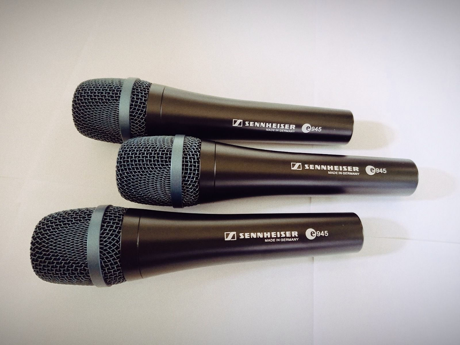Trzy mikrofony Sennheiser e945 (BRZ ETUI)