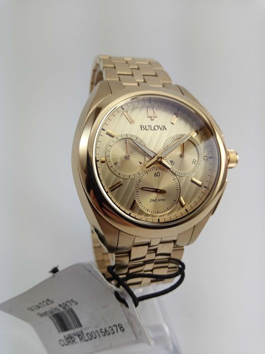 Bulova CURV 97A125, непревзойденная точность 262 кГц, изогнутый сапфир