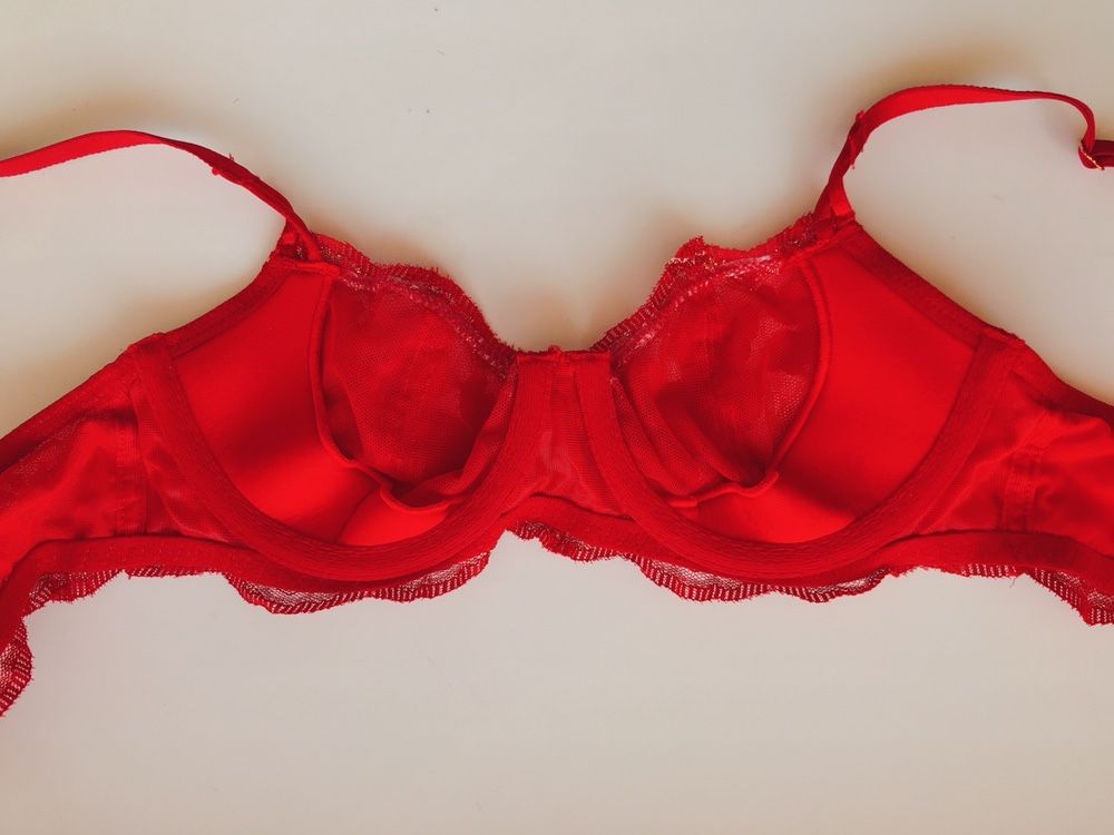 Бра новое красное Victoria’s Secret оригинал, размер 34А
