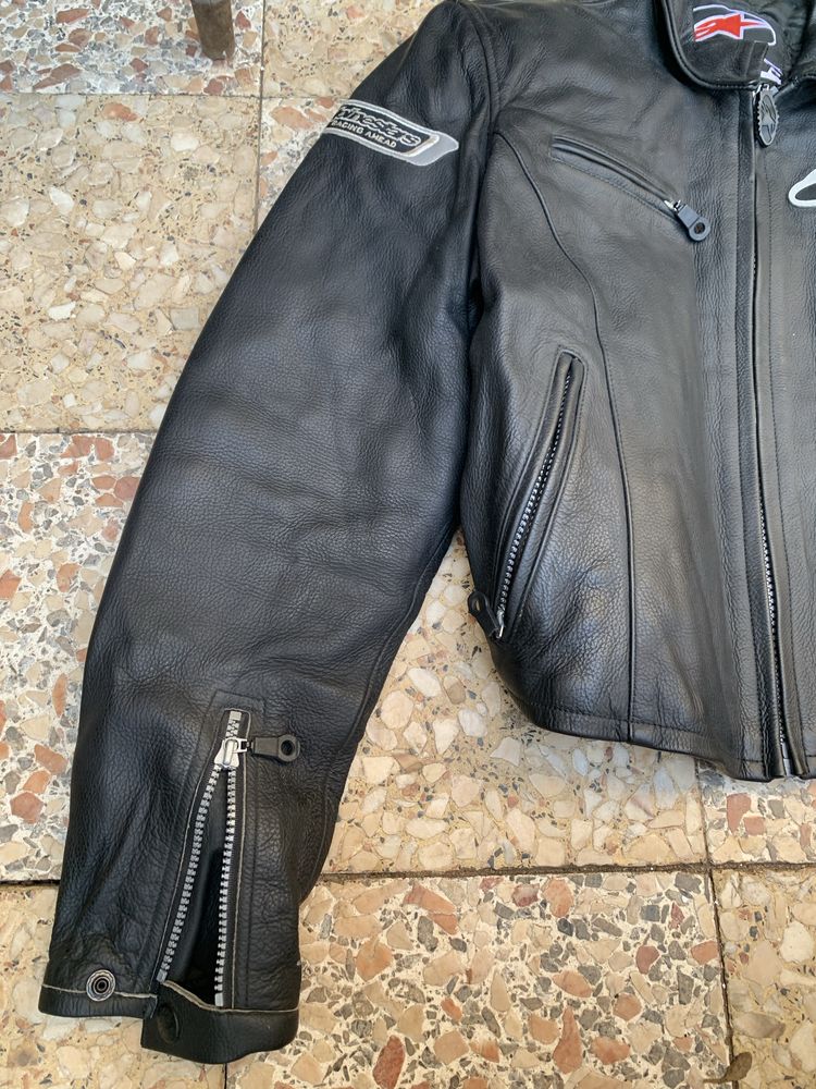 Blusão em pele Alpinestars