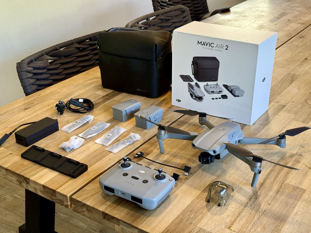 Drone DJI Mavic Air 2 Combo - Excelente Estado - Pouco Uso