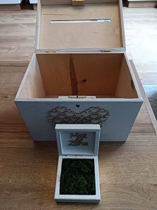 Pudełko na obrączki i koperty