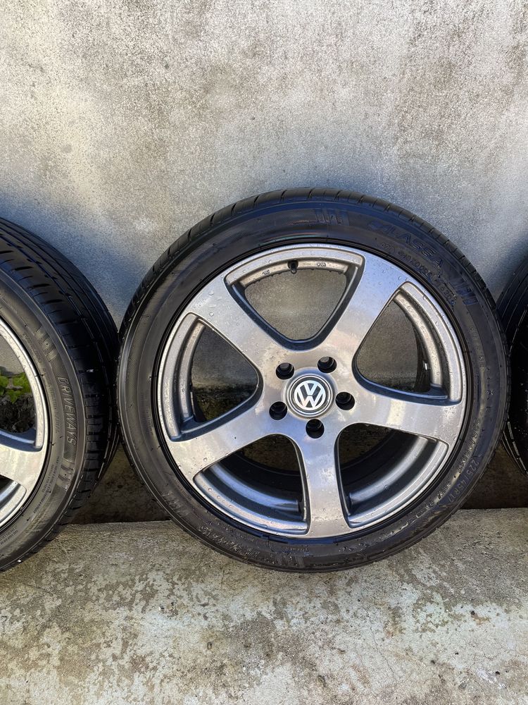 Jantes VW 17’’ 5x112 com pneus novos!!
