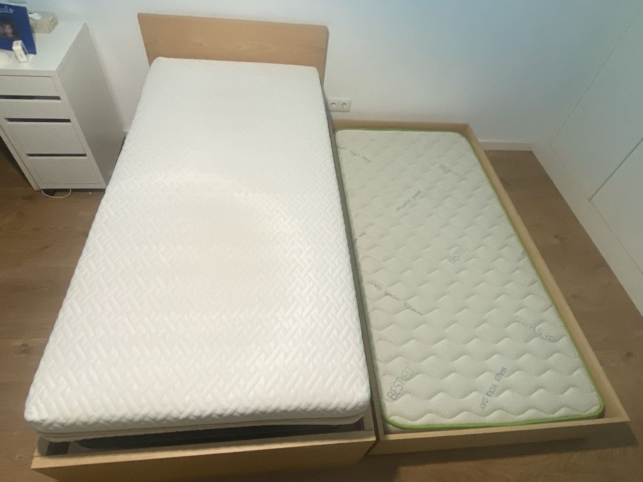 Cama infantil dupla de gaveta