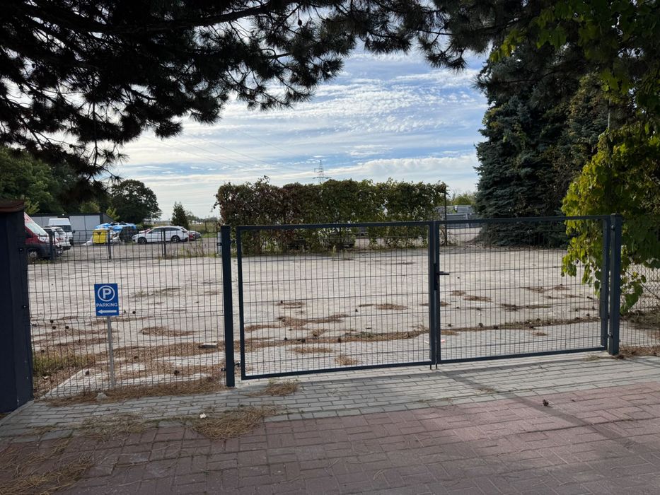 Plac utwardzony-beton, ogrodzony do wynajęcia!