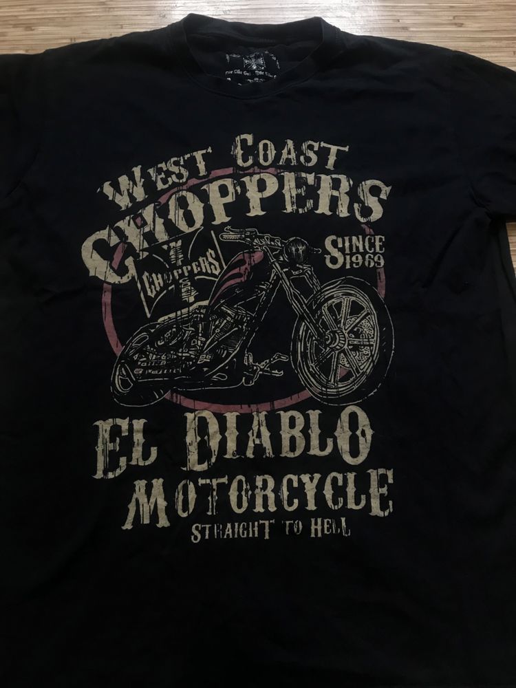 Футболка West coast choppers, чопер