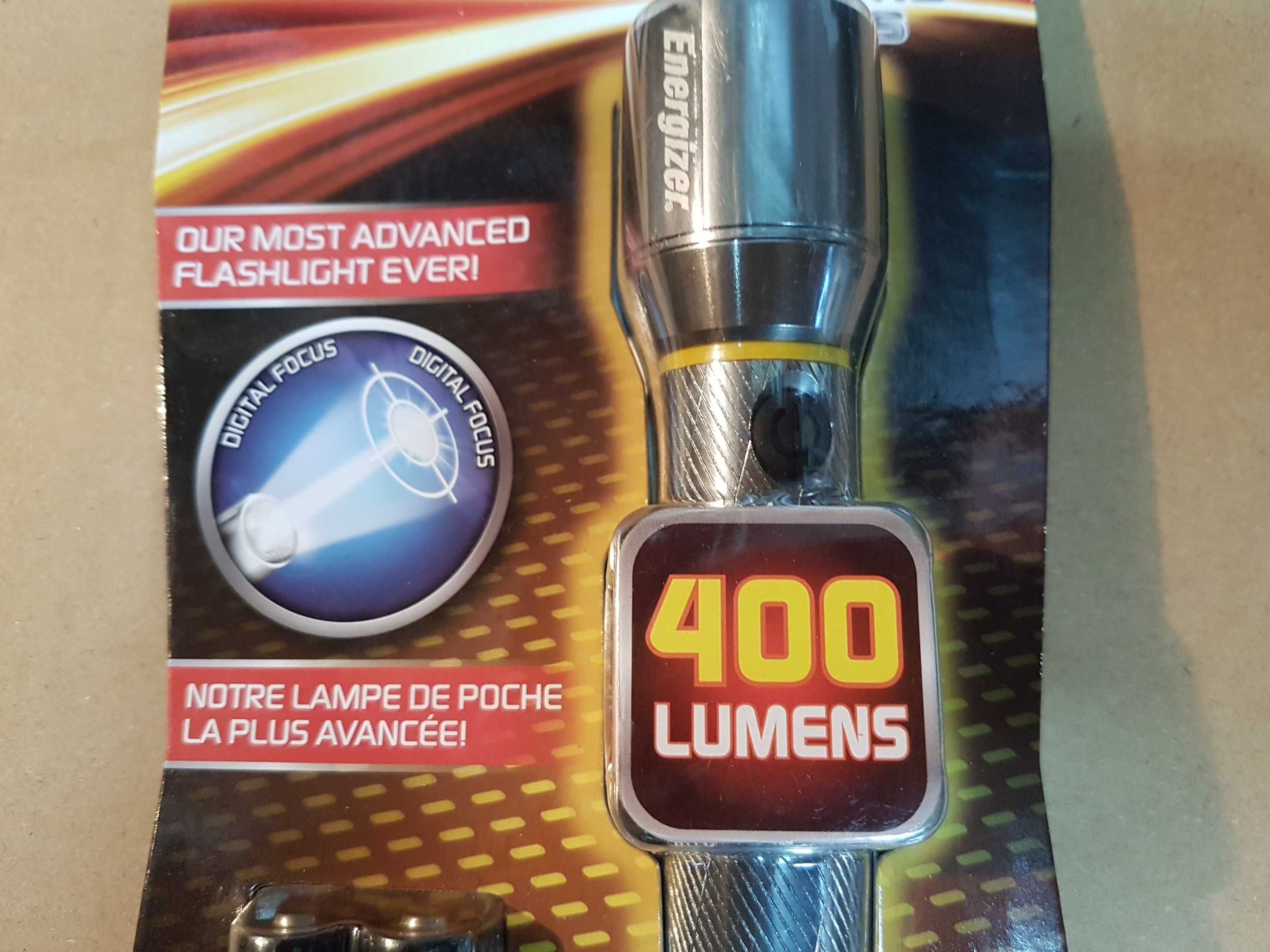 Latarka Energizer MaxViz metal body.400 lumens.Wodoszczelna.