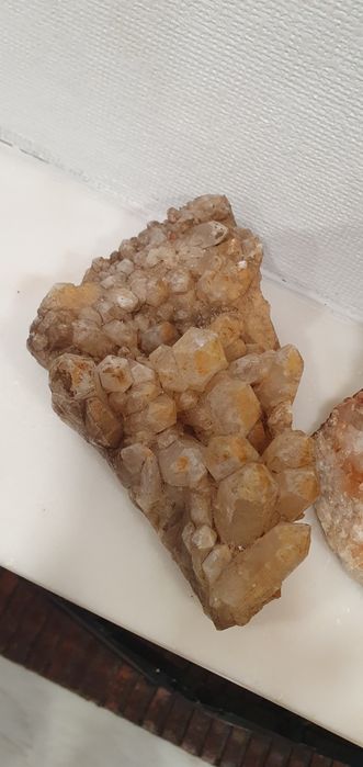 Pedras druzas quatzo fogo