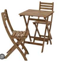 Mesa + 2 cadeiras ASKHOLMEN
