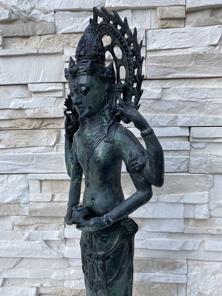 Budda Shiva z brązu stara rzezba figura brąz