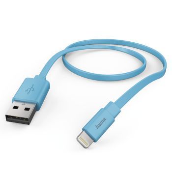 Hama - kabel ładujący, data lightning 1,2m, niebieski - OUTLET