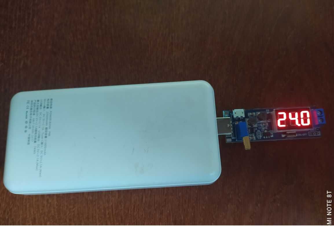 Повышающий и понижающий преобразователь напряжения с USB от 1.2-24В