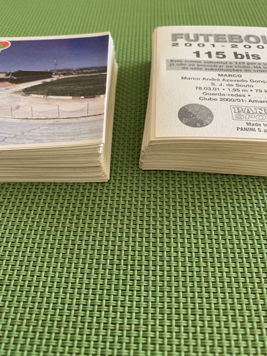 Futebol Portugal 2001/2002 Cromos