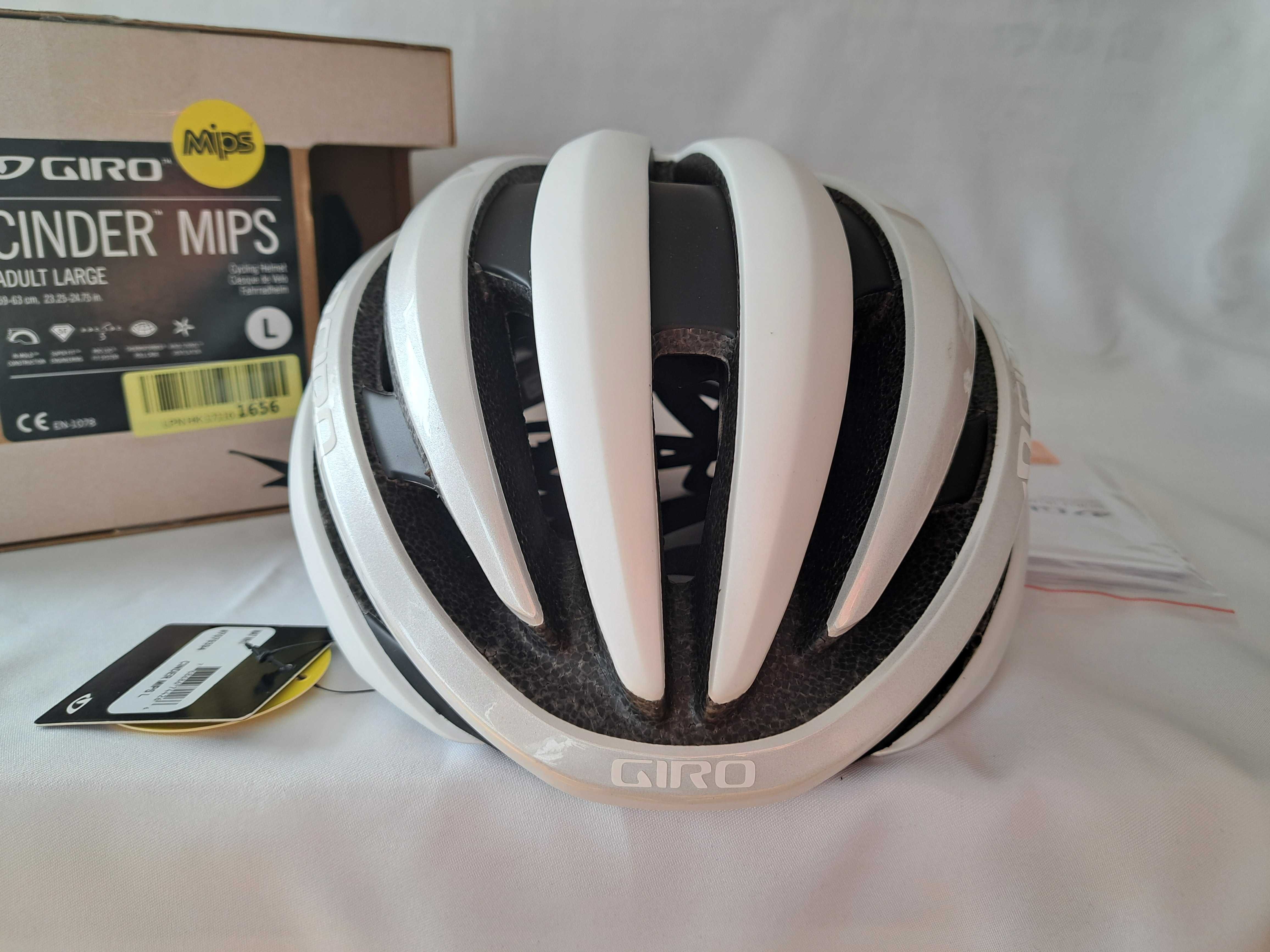 Kask rowerowy Giro Cinder Mips Mat White L 59-63cm