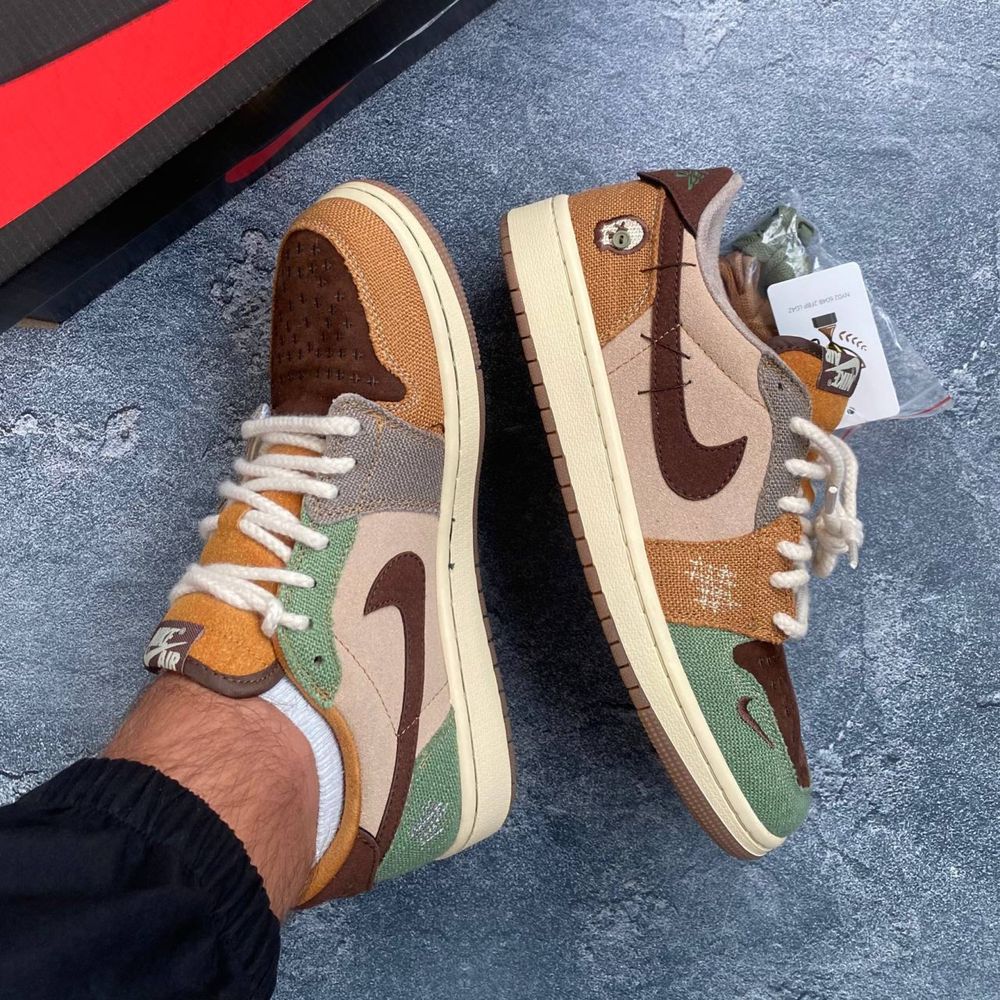 Кросівки Jordan 1 Retro Low OG Zion Williamson 'Voodoo' / найк данк