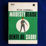 Peter O'Donnell MODESTY BLAISE - DENTE de SABRE edição de 1969