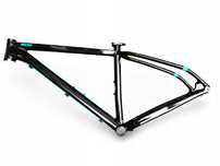 Rama Rowerowa MTB TRAIL XC BREEZER THUNDER PRO 29 Black/Cyan 17,5"