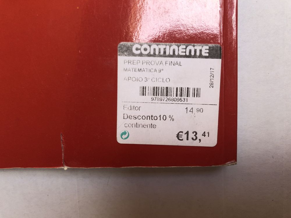 Matemática 9º Ano - Preparar a Prova Final 2018