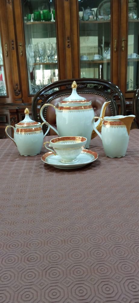 Serviço chá porcelana de Coimbra nunca usado