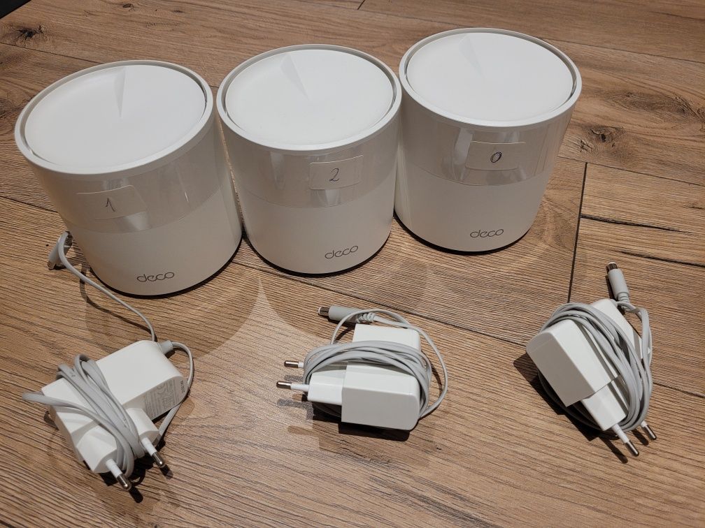 Zestaw routerów TP-Link DECO X20 Mesh WiFi6 (1800Mb/s ax) 3szt