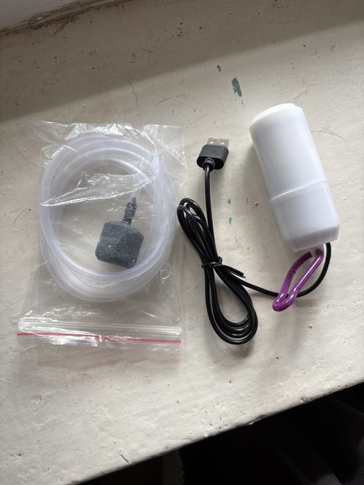 Вквариумный компрессор от usb