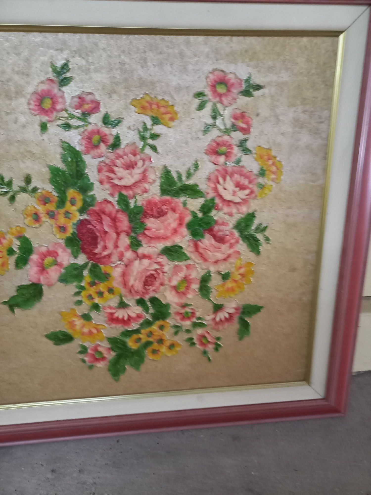 Quadro pintado à  mão
