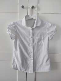 M&S School bluzka koszulowa biała 122cm