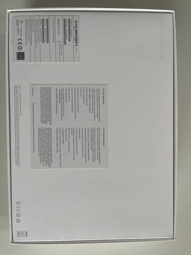 MacBook 12” - pudełko