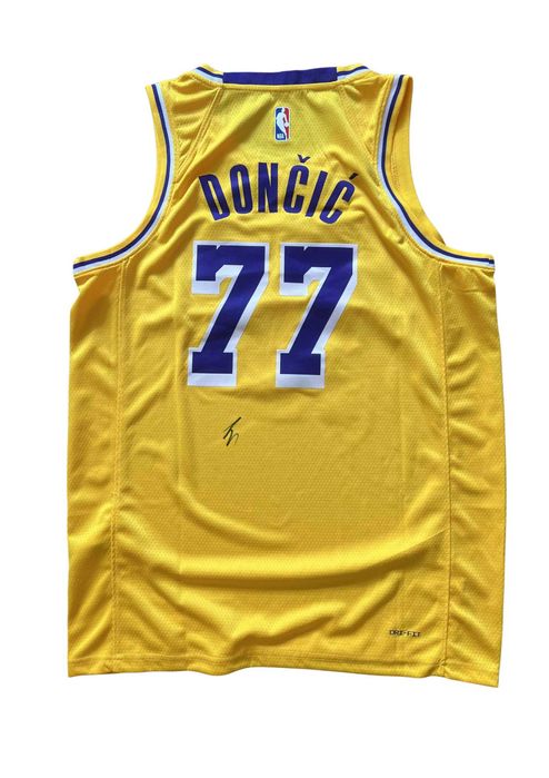 Luka Doncic Los Angeles Lakers Dallas Mavericks NBA koszulka z autogr.
