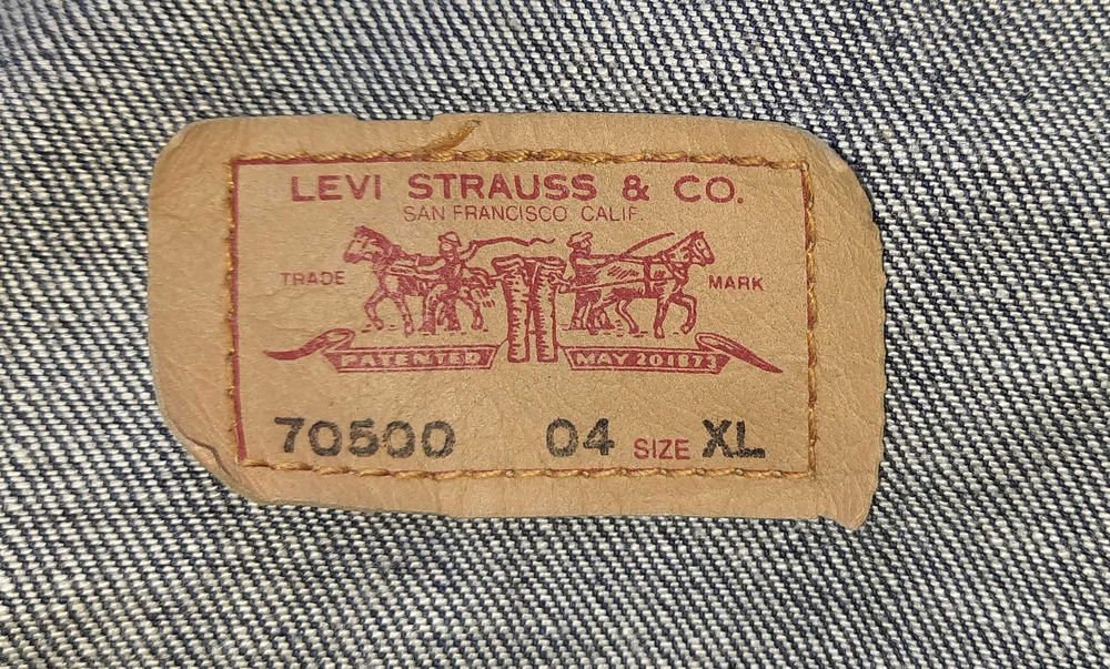 LEWIS Куртка джинсова темно синя XL