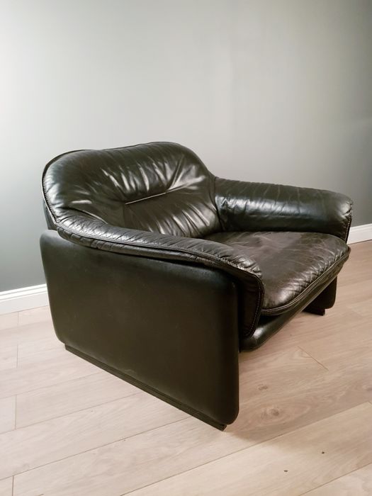 Designerski fotel De Sede DS016 skóra bydlęca - męska rzecz.