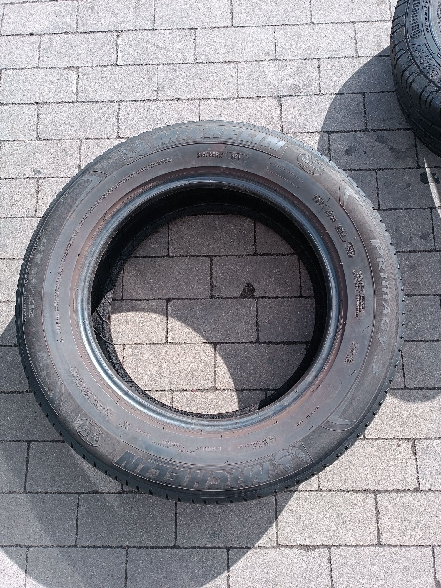 215/65R17 Michelin Primacy 3 99V