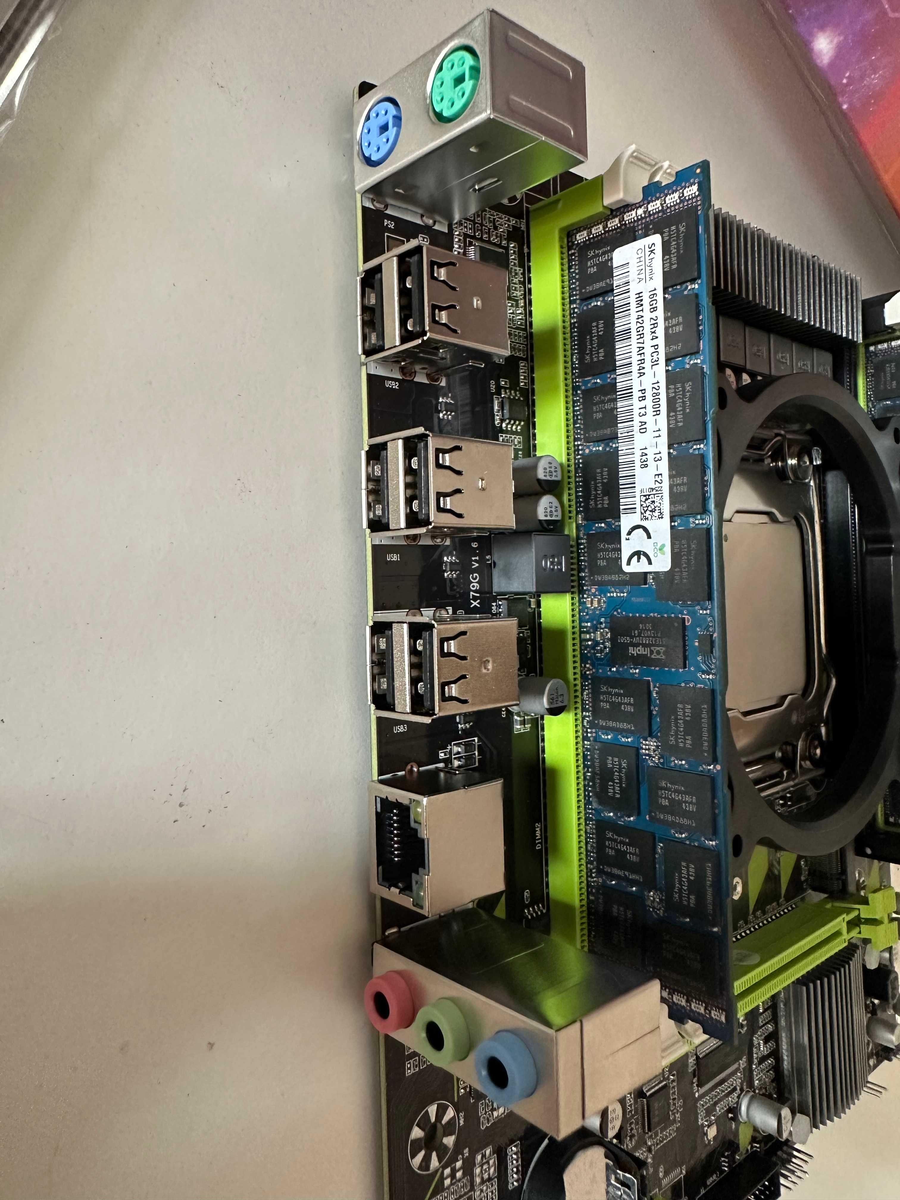 Комплект x79 + Xeon E5- 2650 8/8 ядер + DDR3 32 ГБ LGA2011