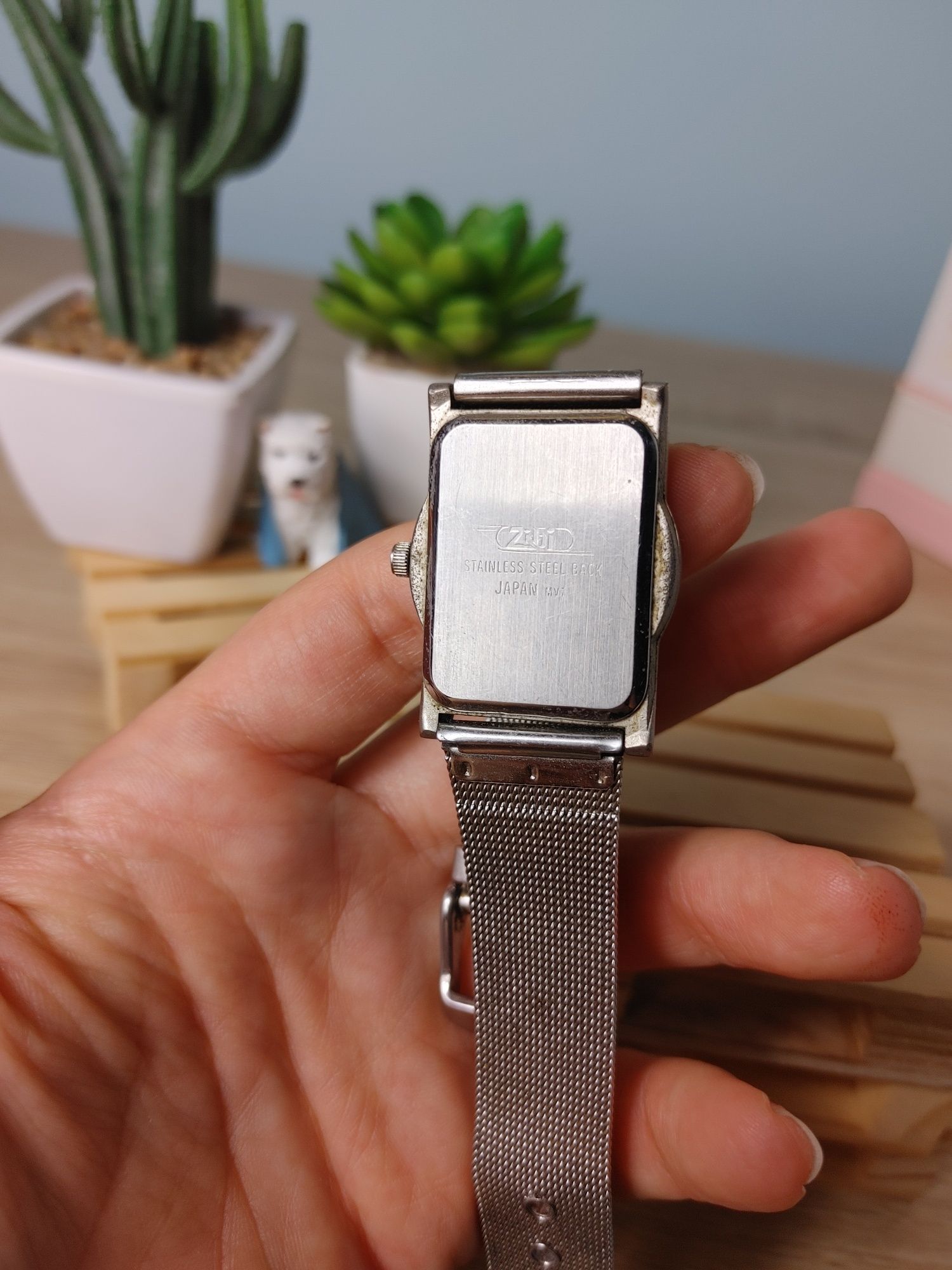 Zegarek damski srebrny na bransolecie Zibi Vector Japan stainless