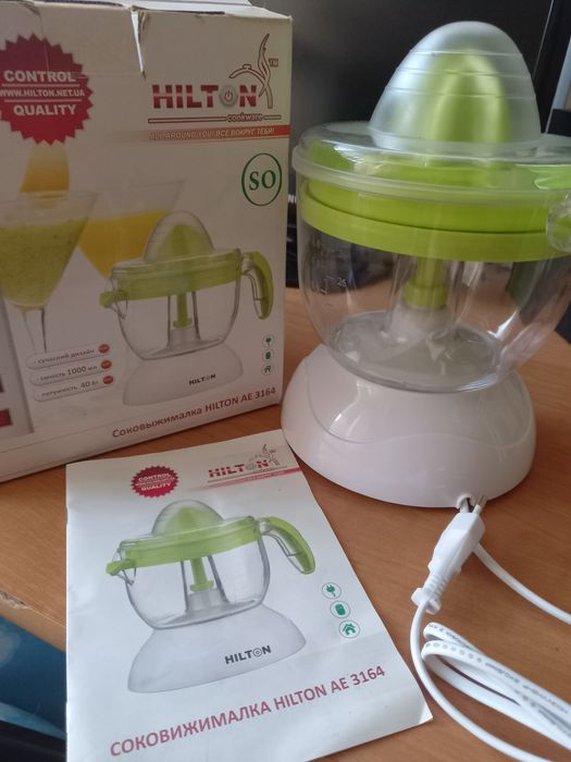 Новая Соковыжималка хилтон для цитрусовых Hilton ae 3164