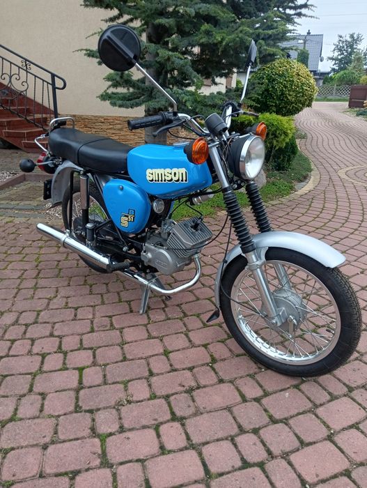 Motorower Simson S51 po generalnym remoncie