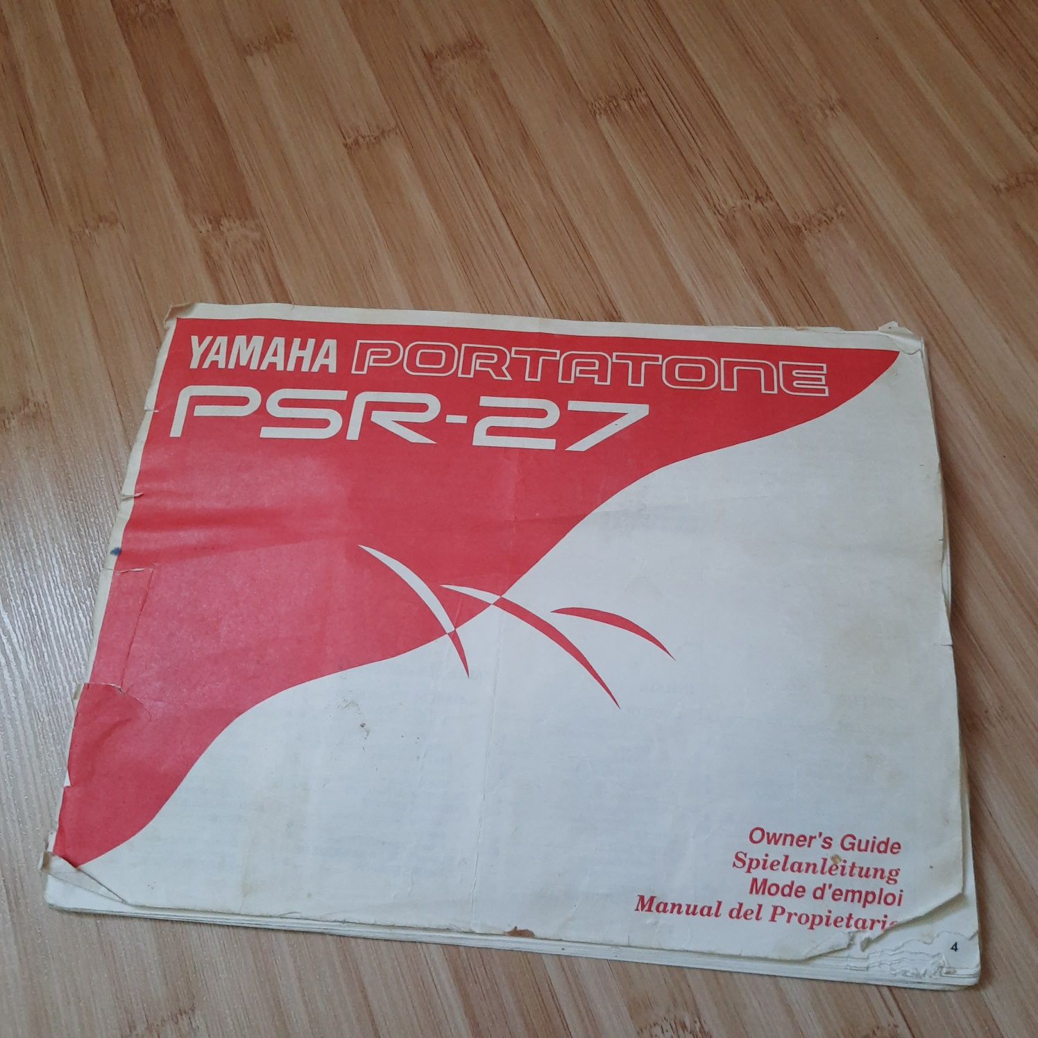 Інструкція для синтезатора Yamaha PSR-27