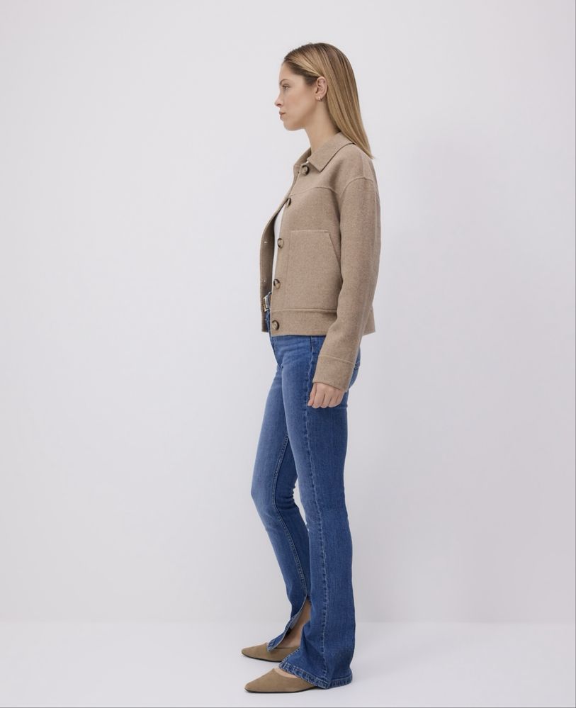 Джинси slim з високою посадкою reserved