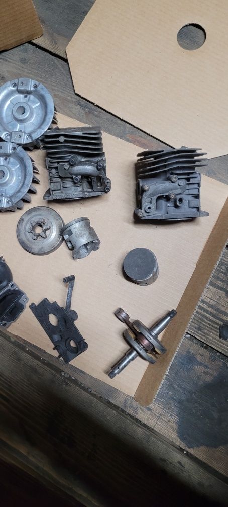 Części husqvarna T540 xp cylinder Wał tłok koło magnesowe śruby tłumik