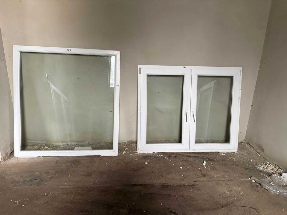 okno  2 skrzydłowe Plastik