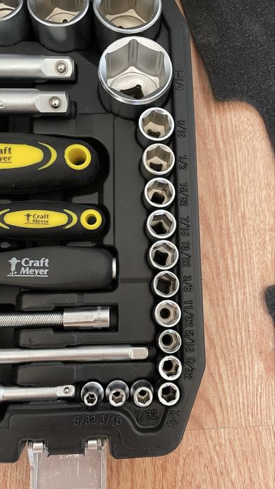 zestaw kluczy. W calach