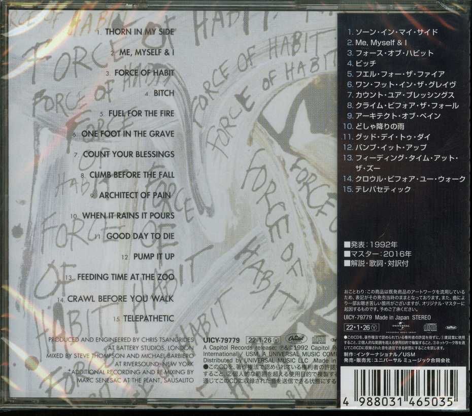 Exodus - Force Of Habbit +2 Bónus (Selado)