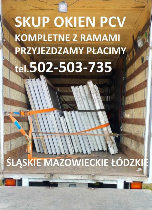 Skup Okien PCV drzwi aluminiowe z demontażu dojeżdżamy płacimy