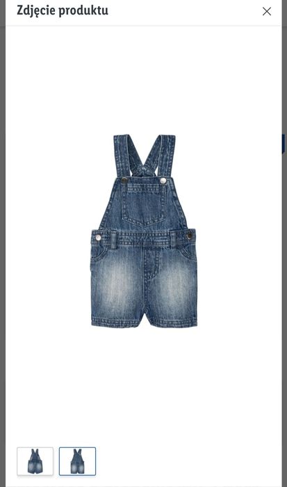 Spodnie ogrodniczki lato 62