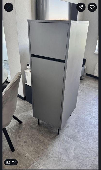 Кавова/чайна тумба зі шкафчиком для бутиля